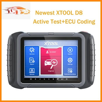 XTOOL D8 Автомобильный диагностический инструмент OE Полная диагностика системы Активный тест Кодирования ECU 31 + услуг Поддержка программирования ключей CAN FD