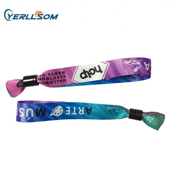 YERLLSOM 2000 шт./лот Индивидуальные тканевые браслеты на заказ для мероприятий YW19070501