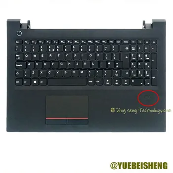 YUEBEISHENG Новый для Lenovo E52 E52-80 V510-15 V510-15IKB Упор для рук Британская клавиатура Верхняя крышка Сенсорная панель с отверстием FP 5CB0M31625