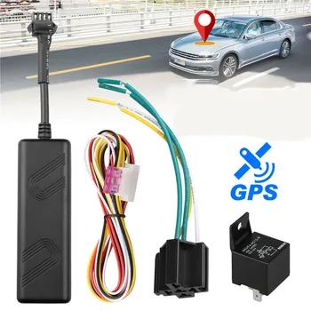 Автомобильный GPS-трекер в реальном времени, водонепроницаемая GSM сигнализация, противоугонное устройство слежения для автомобиля/транспортного средства/мотоцикла, устройство слежения