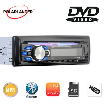 Автомобильный радиоприемник 1 Din 12V TFT HD DVD VCD CD-плеер Bluetooth Громкой связи Автомобильный Аудио USB SD AUX-IN FM MP3 MP4 Авторадио Стерео Мультимедиа