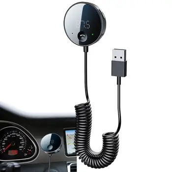 Автомобильный радиоприемник-плеер BT5.0 Музыкальный проигрыватель для громкой связи Портативное автомобильное аудиоустройство со звуком громкой связи