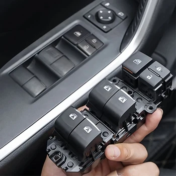 Автомобильный светодиодный выключатель одинарного окна с электроприводом Светодиодный выключатель одинарного окна с электроприводом для Toyota RAV4 2019-2022 Подсветка левой стороны вождения