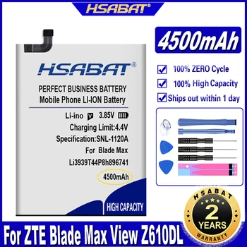 Аккумулятор HSABAT Li3939T44P8h896741 емкостью 4500 мАч для Аккумуляторов ZTE Blade Max View Blade Max View LTE Z610DL