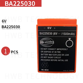 Аккумуляторная батарея HBC BA225030 225030 6 В 1500 мАч батарея дистанционного управления Аккумуляторы HBC NI-MH никель-металлогидридный насос для грузовиков