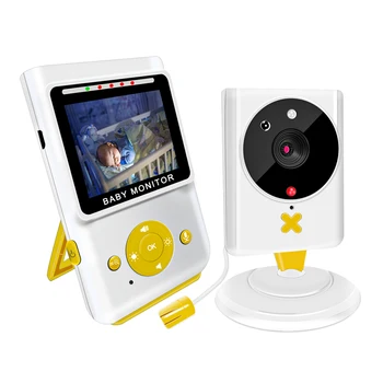Беспроводная радионяня, цифровая камера, видеомонитор для детей, поддерживает двусторонний разговор, определение температуры в помещении, ИК-ночное видение