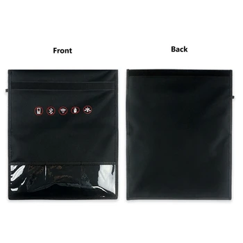 Блокиратор сигнала Faraday Bag Signal Blocking Bag RFID-Экранирующая Сумка Защитный Чехол для Бумажника, Удостоверения Личности/Ключа Автомобиля, Большой