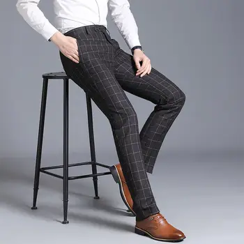 Весенние мужские брюки 2023, однотонные прямые Свободные брюки, универсальные простые длинные брюки, костюм в корейском стиле, брюки, одежда A281