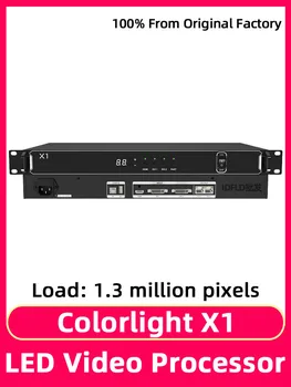 Видеопроцессор Colorlight X1, полноцветный модуль RBG для помещений, контроллер светодиодного дисплея, USB-порт, Поддерживает вход HDMI DVI