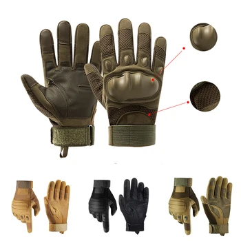 Военные тактические защитные перчатки без пальцев с сенсорным экраном на весь палец, охотничьи велосипедные перчатки для вождения мотоцикла, перчатки для скалолазания