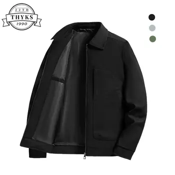 Высококачественная мужская элегантная повседневная куртка для мужчин 2023 года, новый ветрозащитный удобный универсальный мужской топ для среднего и пожилого возраста