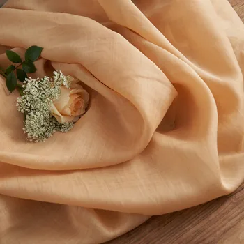 Высококачественная ткань pure ramie Фирменный заказ тканей по индивидуальному заказу Юбка Платье рубашка халат tissus