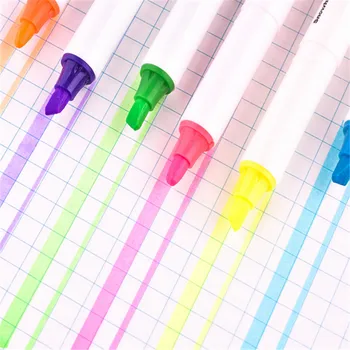Высококачественный 616 цветной маркер Школьные канцелярские принадлежности для рисования флуоресцентными ручками Новые студенческие письменные принадлежности
