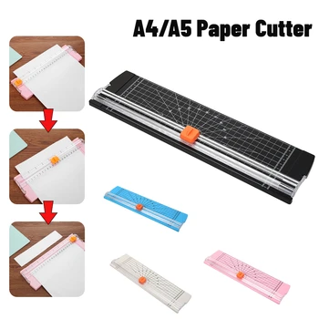 Гильотинный резак для бумаги формата А4 /А5 с выдвижной линейкой для обрезки фотографий, легкий станок для вырезания альбомов