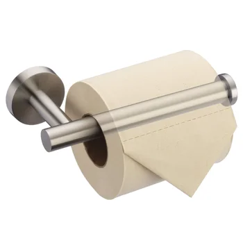 Держатель туалетной бумаги из матового никеля SUS304, Нержавеющая сталь, Нержавеющий Настенный Держатель для туалетной бумаги \ Современная ткань