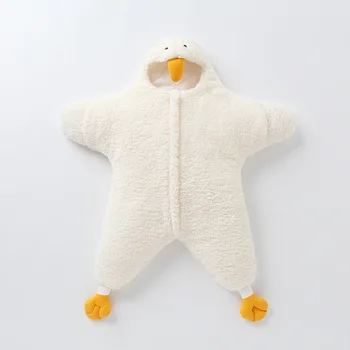 Детские спальные мешки Penguin, флисовые одеяла для новорожденных, аксессуары для фотосъемки, Конверт для новорожденного, Спальный мешок 0-6 м