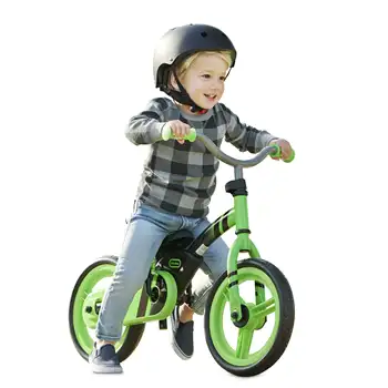 Детский велотренажер My First Balance-to-Pedal зеленого цвета, возраст 2-5 лет, 12 дюймов
