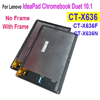 Для Lenovo Chromebook Duet 10.1 CT-X636F CT-X636N CT-X636 x636 ЖК-дисплей + Сенсорный Экран Дигитайзер В сборе