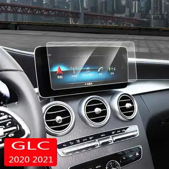 Для Mercedes Benz GLC W253 2020 2021 автомобиль GPS Навигация ЖК-экран Закаленное стекло Защитная пленка Внутренняя пленка от царапин