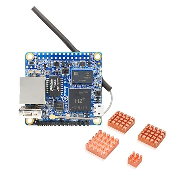 Для Orange Pi Zero H2 ARM Cortex-A7 4-Ядерный 512 МБ Оперативной Памяти Программирующий Микроконтроллер PC Development Board с Радиатором