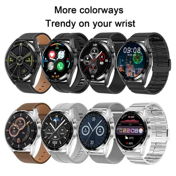 Для Xiaomi Huawei Samsung 1,5-дюймовые умные часы с Bluetooth-вызовом, мужские часы с поддержкой спорта 2023, Новые женские смарт-часы с поворотными клавишами + коробка