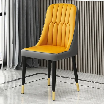 Европейский Современный Простой Роскошный стул со спинкой Для маленькой семьи, Экономящий пространство Обеденный стул, Практичная мебель для дома из массива дерева Sillas AA50