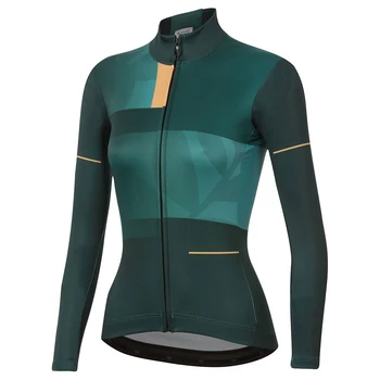 Женская велосипедная одежда 2021, осенний комплект из джерси с длинными рукавами для велоспорта, защита от ультрафиолета, женская спортивная одежда для велоспорта на горных велосипедах на открытом воздухе