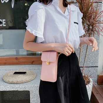 Женская квадратная сумка из искусственной кожи, прозрачная модная простая универсальная сумка для мобильного телефона, красочная мини-сумка на плечо с маленьким клапаном для девочек