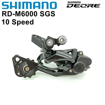 Задние переключатели Shimano Deore M6000 1x10 Скоростей Deore M6100 12 Скоростей MTB для горных велосипедов RD-M6000 RD M6100 SGS