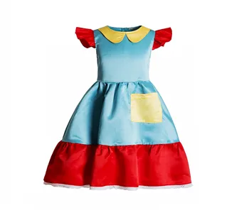 Запутанное платье Рапунцель Костюм Ла Чилиндрины Платье принцессы Рапунцель Платье для маленькой девочки платье на 1 день рождения