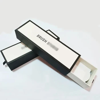 Изготовленная на заказ высококачественная жесткая бумажная выдвижная шкатулка для драгоценностей кисти для макияжа упаковочная бумажная коробка