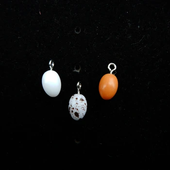 Имитация мини-яиц-талисманов Подвески для изготовления браслетов, ожерелий, серег, ювелирных изделий