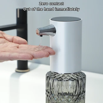 Интеллектуальный автоматический дозатор мыла с цифровым дисплеем для мытья рук в домашней ванной комнате