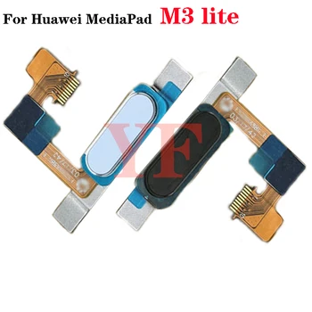 Кнопка Home для Huawei MediaPad M3 lite 10,1-дюймовый сканер отпечатков пальцев Гибкий кабель Touch ID сенсор
