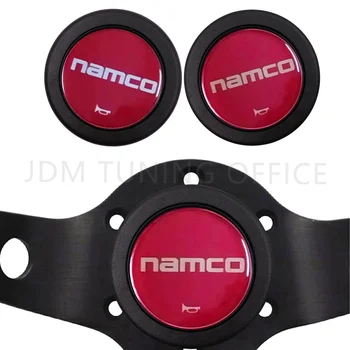 Кнопка Звукового Сигнала NAMCO JDM Car Racing Рулевое Колесо Кнопка Звукового Сигнала Центральная Крышка Пользовательский Логотип Для Автоаксессуаров