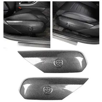 Кнопка регулировки автомобиля Крышка панели Наклейка в стиле углеродного волокна Рамка Отделка Замена для Mercedes‑Benz C‑class W206 2022 +