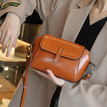 Кожаная женская сумка 2023 года, популярная дизайнерская сумка-ракушка на одно плечо, сумка через плечо