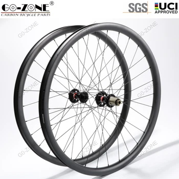 Колесная пара Carbon MTB 29 Бескамерных Колес Для Горных велосипедов 29er MTB Wheels Quick Release / Через Ось / Boost Carbon MTB Wheels 29 дюймов