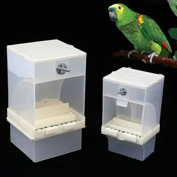 Кормление Легко моющегося попугая, подвесная автоматическая кормушка для сада