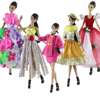 Кукольное Платье Комплект одежды / 15 стилей Раскрашенной одежды, Платье для 1/6 BJD Xinyi Barbie FR ST Doll / игрушки для девочек