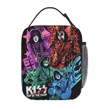 Ланч-боксы Kiss Band End Of The Road World Tour Product Food Box INS, модный термоохладитель, коробка для бенто для школы
