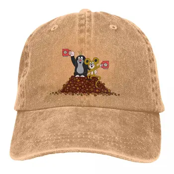 Летняя кепка с солнцезащитным козырьком, хип-хоп кепки Cheers, Ковбойская шляпа Krtek The Mole, остроконечные шляпы
