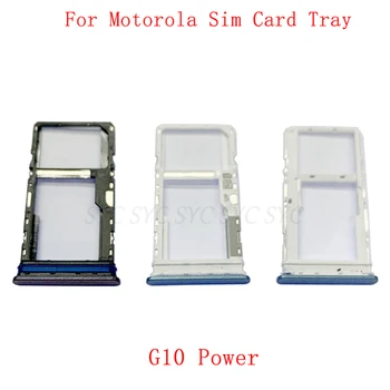 Лоток Для SIM-карт Держатель Слота Для SIM-карт Motorola Moto G10 Power Memory microSD Запчасти Для Ремонта Лотка Для Sim-карт