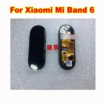 Лучший рабочий ЖК-дисплей, браслет, сенсорная панель, дигитайзер экрана в сборе Для Xiaomi Mi Band 6, замена спортивного смарт-браслета