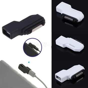 Мини Micro USB К Зарядному Устройству Адаптер Для Зарядки Sony Xperia Z1 Z2 Z3 Высокопроизводительный Micro USB К Магнитному Зарядному Устройству