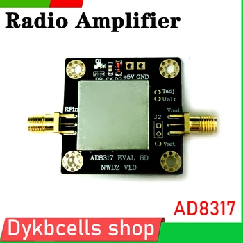 Модуль AD8317 с логарифмическим детектором частотой 1 М-10 ГГц, 10000 МГц, динамический измеритель мощности 60 дБ для усилителей радиолюбителей