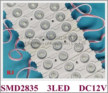 Модуль СИД впрыски AL+ABS с объективом широкоугольный водоустойчивый DC12V 1.5W SMD5730/SMD2835 3led IP65 80mm*18mm*8mm CE ROHS