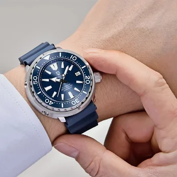 Мужские автоматические часы PAGANI DESIGN 45mm Tuna с керамическим безелем, механические наручные часы для дайвинга, мужские водонепроницаемые часы из нержавеющей стали