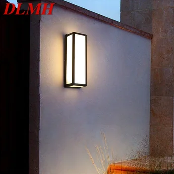 Наружные классические настенные бра DLMH Light LED Водонепроницаемая лампа IP65 для украшения домашнего балкона