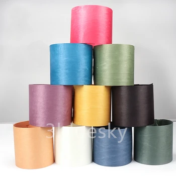 Натуральный, окрашенный Кленовый шпон для мебели толщиной около 0,4-0,5 мм Оранжевый, красный, желтый, зеленый, Синий, Фиолетовый, Черный, Белый, Серый, розовый